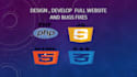 develop php web application and fix the bugs