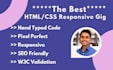 create responsive html css website, copy clone any website in html template
