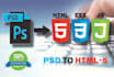 convert PSD to HTML,sketch to HTML,figma to HTML responsive
