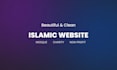create an islamic website design with wordpress