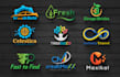 create professional 3d logo design with full copyright