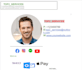 create a professional clickable HTML email signature