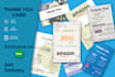 a design beautiful package insert for amazon thank you card