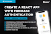 develop a typescript or javascript react app with firebase
