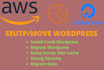 install or migrate wordpress to AWS ec2 or lightsail