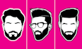 design black and white minimalist face silhouette logo