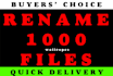 rename bulk images, files or folders