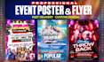 design modern party flyer, club poster, and event