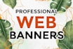 do professional web banners