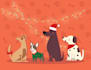 create minimalist illustration of animals