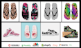 do flip flops slide sandal sneakers and canvas boot design