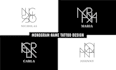 monogram name logo for you