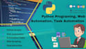do web automation and create custom bots using python