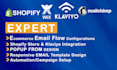 set popup form connect klaviyo and shopify maintain email marketting automation