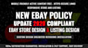 ebay store design, listing template, ebay shop design