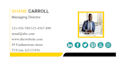 design professional clickable html email signature
