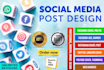 design social media post, facebook cover, header, web banner