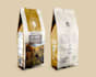do coffee bag with dieline ,product packaging ,and box design