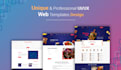 design professional ui web template