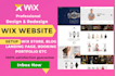 design or redesign wix ecommerce website and business wix store