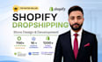 build or redesign your shopify dropshipping website store