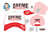 create trucker hat, snapback, dad hat, or beanie design
