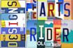 do licensed plate mixed typography shirt designs