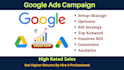 setup google adwords campaign for high rated sales