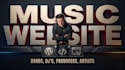 build music website for music artist dj record label band music producer studio