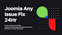 fix errors on joomla website,malware removal, recovery, updates