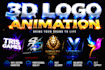 create best premium 3d logo animation or youtube intro video