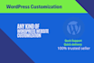 install and customize your complete wordpress website