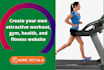 create your own attractive workout, gym, health, and fitness website