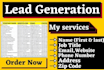 do b2b lead generation, web research, and prospecting