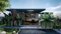 do landscape design, garden design, backyard, swimming pool, and render