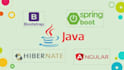 develop spring boot java thyme leaf angular rest api database design sql query