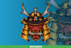 design hand draw samurai logo tattoos ilustration