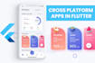 be your flutter developer to develop ios, android and web apps