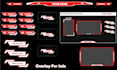 do custom animated twitch overlay, panels lower thirds youtube vtuber