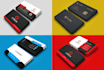 create modern business card design