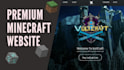 create your minecraft landing page