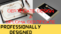 create certificate design diploma certificate