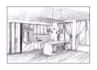 do sketches and perspectives of the buildings