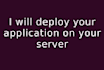 deploy your application on server