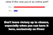 place 50 unique votes in an online poll