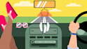 make 2d animated loop videos using flat illustration