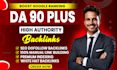 boost your rankings with da 90 plus high authority SEO dofollow backlinks