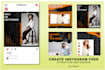 create modern and attractive instagram post