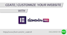 be your elementor expert to create wp website professionally