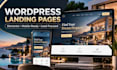 design a responsive wordpress landing page with elementor